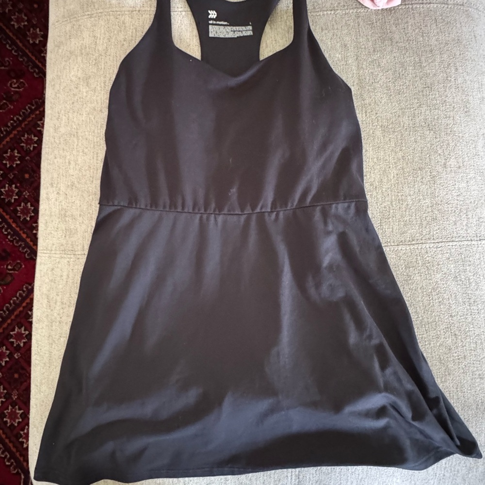 All in Motion Black Dress